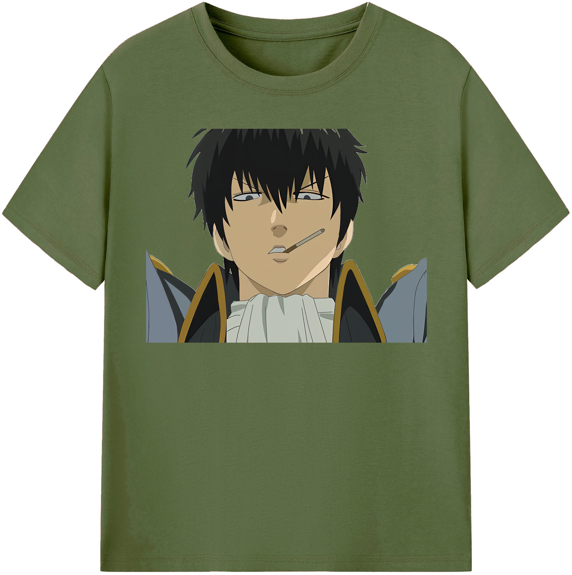 （画像用） ぎんたま 坂田銀時（さかたぎんとき） 神楽 志村新八（しむら しんぱち） GINTAMA Sakata Gintoki Kagura Shimura Shinpachi 綿100％半袖Tシャツ（フロントプリント）